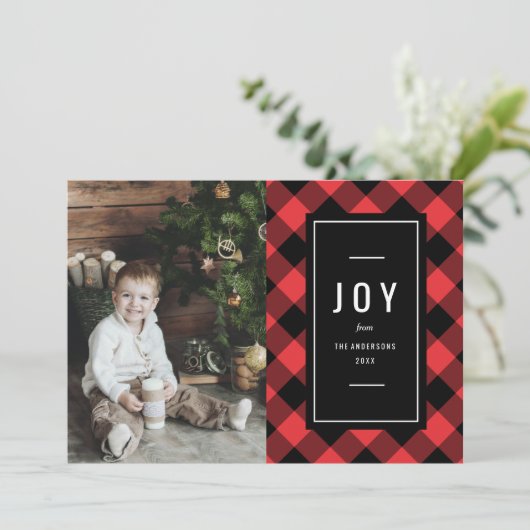 ファイアーサイドホリデーフォトカード シーズンカード (スタンド正面)