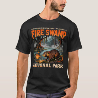 ファイアースワンプ国立公園ビーバー野生生物 Tシャツ