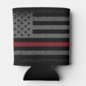 ファイアーファイターシンレッドラインアメリカン国旗のクーラーボックス 缶クーラー (裏面)