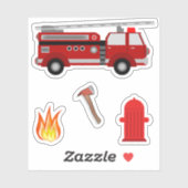 ファイアーファイターズイラストレーション シール (シート)