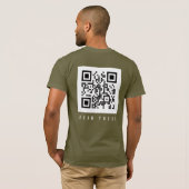 ファイアーファイトスキャンこれを!男子の大軍Tシャツ Tシャツ (裏面フル)