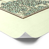 ファイアーレディヴィンテージアールデコファッション ポスター (角)