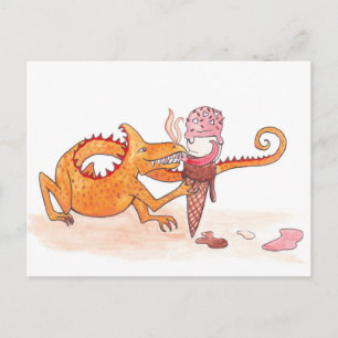 ファイア対アイスクリーム ポストカード