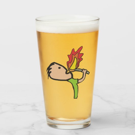 ファイア食べ物 タンブラーグラス (ドリンク正面)