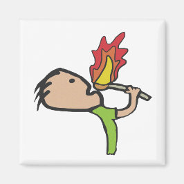 ファイア食べ物 マグネット