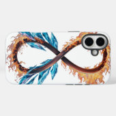ファイア&アイスインフィニティ – Apple iPhone Case-Mate iPhoneケース (裏面 (横))