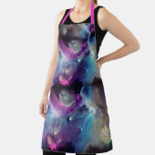 ファイア&アイス抽象芸術星雲 エプロン (インサイチュ)