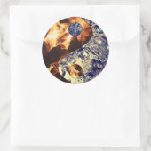 ファイア&アイス陰陽シール ラウンドシール (バッグ)