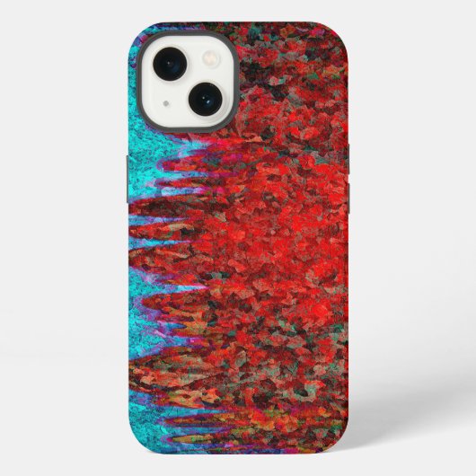 ファイア＆アイス テクスチャー Case-Mate iPhoneケース iPhone 13ケース (裏面)