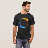 ファイア&アイス・ドラゴン対バトルバランス・サークル Tシャツ (正面フル)