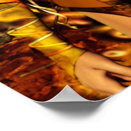 ファイア&アイスSFファンタジーアート ポスター (角)