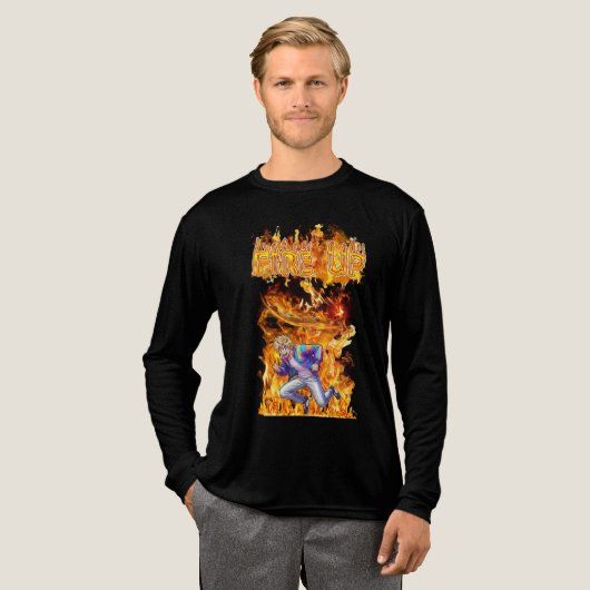 ファイア・アップ トライブレンドＴシャツ (正面全体)