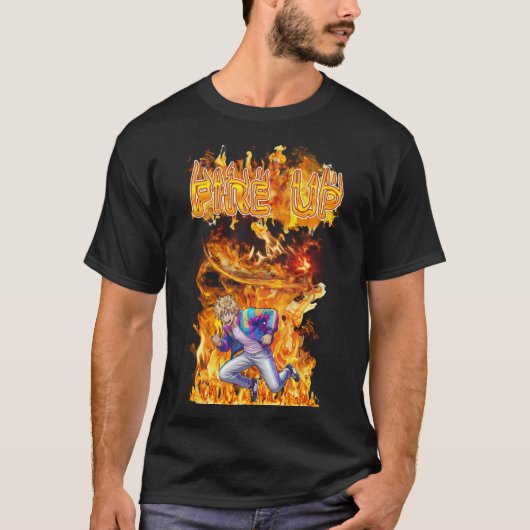 ファイア・アップ Tシャツ (正面)