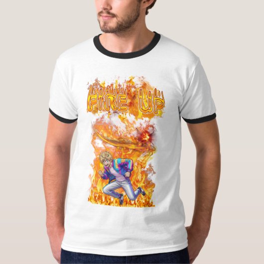 ファイア・アップ Tシャツ (正面)