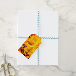 ファイア・アンド・フレイムズ・パターン ギフトタグ