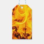 ファイア・アンド・フレイムズ・パターン ギフトタグ (正面)