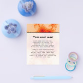 ファイア・ウェブ - フラクタル・アート チラシ (シングル)