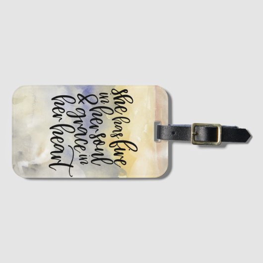 ファイア&グレース引用文 ラゲッジタグ (正面横)