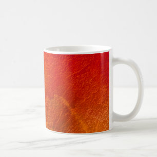ファイア - 鮮やかなオレンジ 赤 黄色 抽象芸術 コーヒーマグカップ