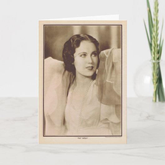 ファイウェレイ1930ヴィンテージポートレート カード (正面)