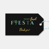 ファイエスタサボサボメキシコバチェロレッテありがとう ギフトタグ (正面(横))