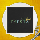 ファイエスタサボスメキシコバチェロレッテ スタンダードカクテルナプキン