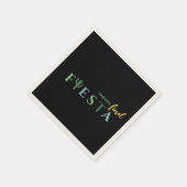 ファイエスタサボスメキシコバチェロレッテ スタンダードカクテルナプキン (角)