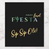 ファイエスタサボスメキシコバチェロレッテ ワインラベル (シングルラベル)