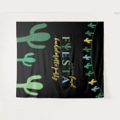 ファイエスタサボテンバチェロレッテ写真の背景 タペストリー (正面(横))