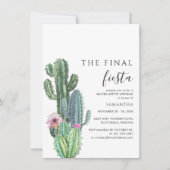 ファイエスタバチェロレッテ週末パーティー日程 招待状 (正面)