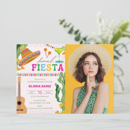 ファイエスタフォトバチェロレッテ 招待状 (スタンド正面)