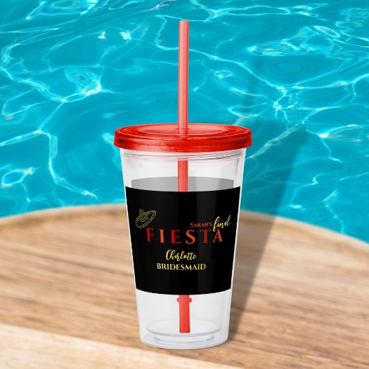ファイエスタメキシコバチェロレッテ アクリルタンブラー
