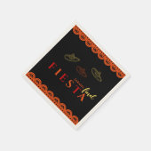 ファイエスタメキシコバチェロレッテ スタンダードカクテルナプキン (角)