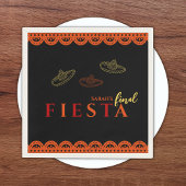 ファイエスタメキシコバチェロレッテ スタンダードカクテルナプキン