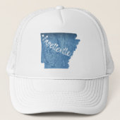 ファイエットビルアーカンスウッドグレイン キャップ (正面)