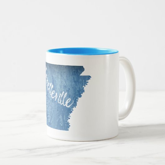 ファイエットビルアーカンスウッドグレイン ツートーンマグカップ (正面右)