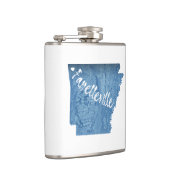 ファイエットビルアーカンスウッドグレイン フラスク (右)