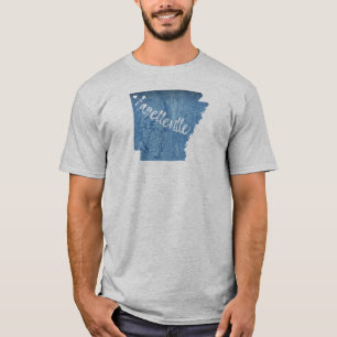 ファイエットビルアーカンスウッドグレイン Tシャツ