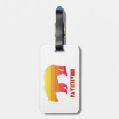 ファイエットビルアーカンスレインボーベア ラゲッジタグ (裏面縦)