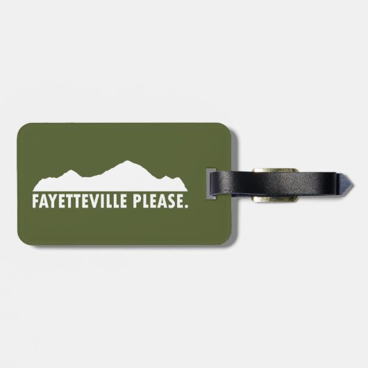 ファイエットビル・アーカンソーお願い ラゲッジタグ (裏面横)