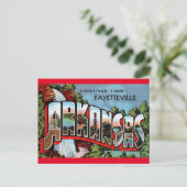 ファイエットヴィルアーカンサスヴィンテージ旅行はがき ポストカード (スタンド正面)