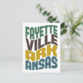 ファイエットヴィルアーカンソーレトロウェーブ ポストカード (スタンド正面)