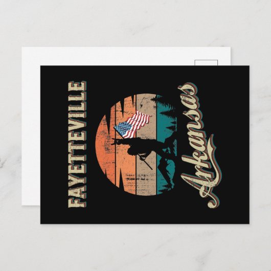 ファイエットヴィルアーカンソー ポストカード (正面/裏面)