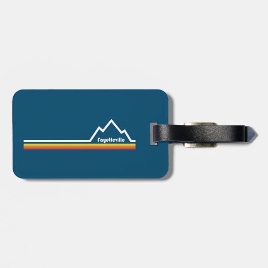 ファイエットヴィルアーカンソー ラゲッジタグ (裏面横)