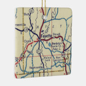 ファイエットALヴィンテージマップ セラミックオーナメント (右)