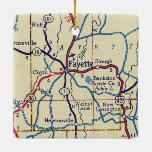 ファイエットALヴィンテージマップ セラミックオーナメント (裏面)