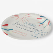 ファイクラッカー7月花火赤ちゃんシャワー4日 ペーパープレート (アングル)