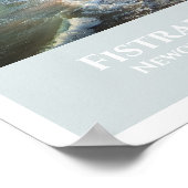 ファイストラルビーチ,ニューキー,コーンウォールat Sunset ポスター (角)