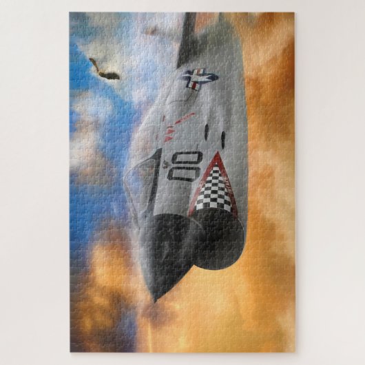 ファイタージェットの野生の空のフロンティア ジグソーパズル (縦)