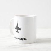 ファイタージェットカウボーイスタイル コーヒーマグカップ (正面左)